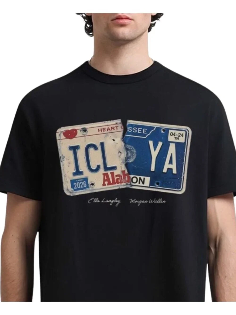 Morgan Wallen X Ella Langley ICLYA Tour 2026 Graphic T-Shirt